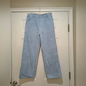 Lisa Says Gah Robyn Jeans  Flattering Front Seam Straight Leg Size 32